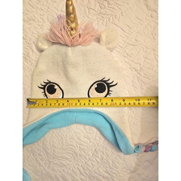 Whimsical Unicorn Winter Hat & Glove Set – Girls’ Cozy Cold Weather Accessories - Picture 7 of 13